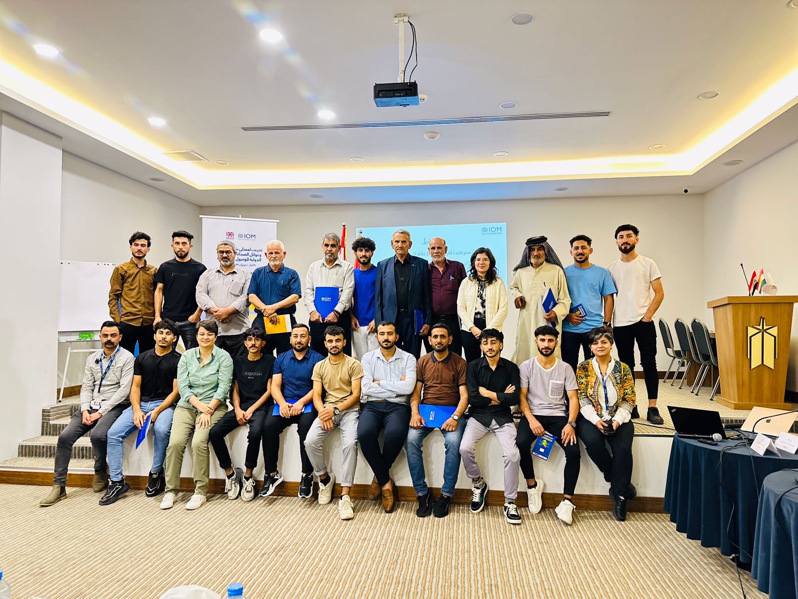 Hope Givers Group Training with Spiker Organization on International Courts – June 2, 2023, in Duhok